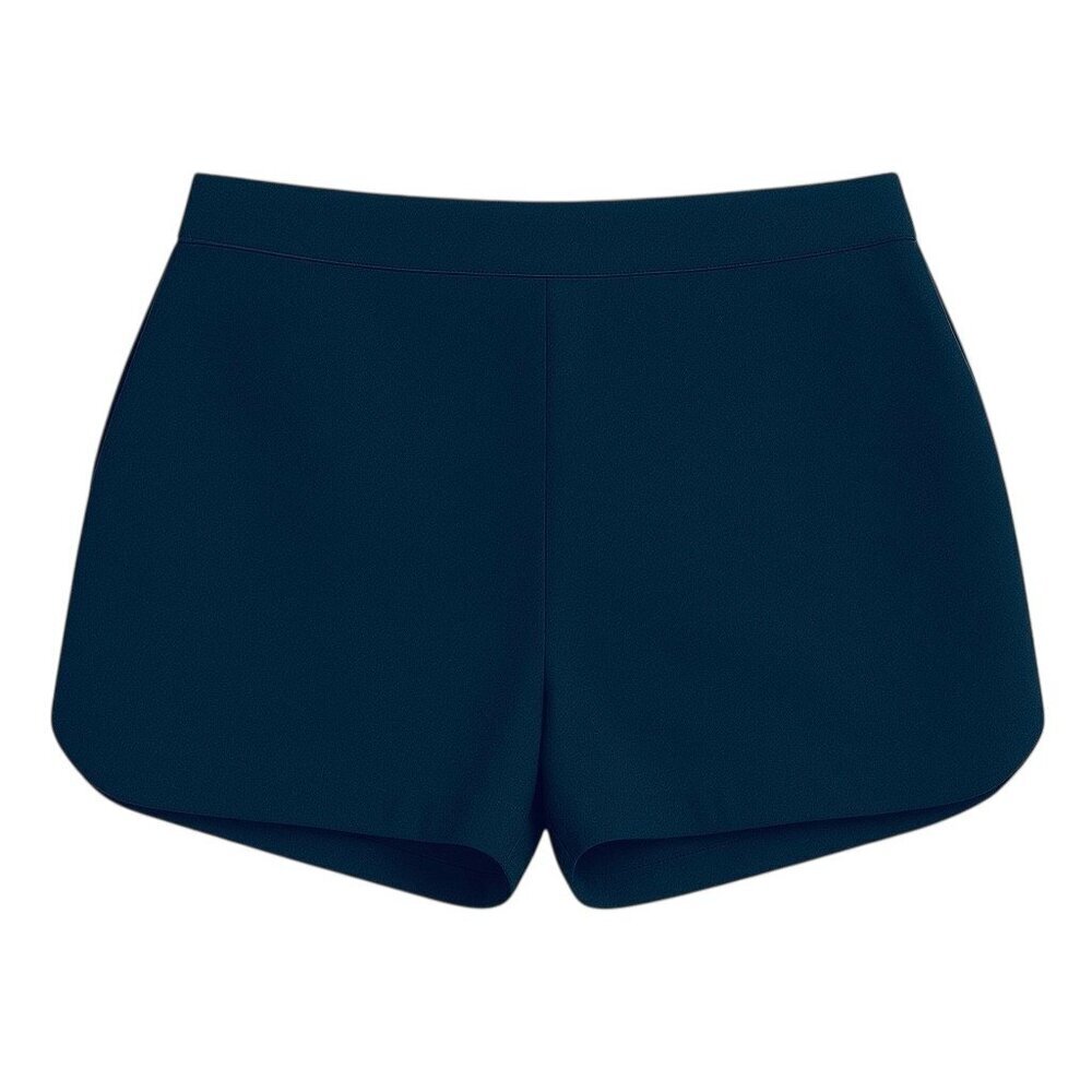 ABERCROMBIE & FITCH Navy Pleated Skort Mini Skirt, Size XL - NWT - Picture 2 of 5